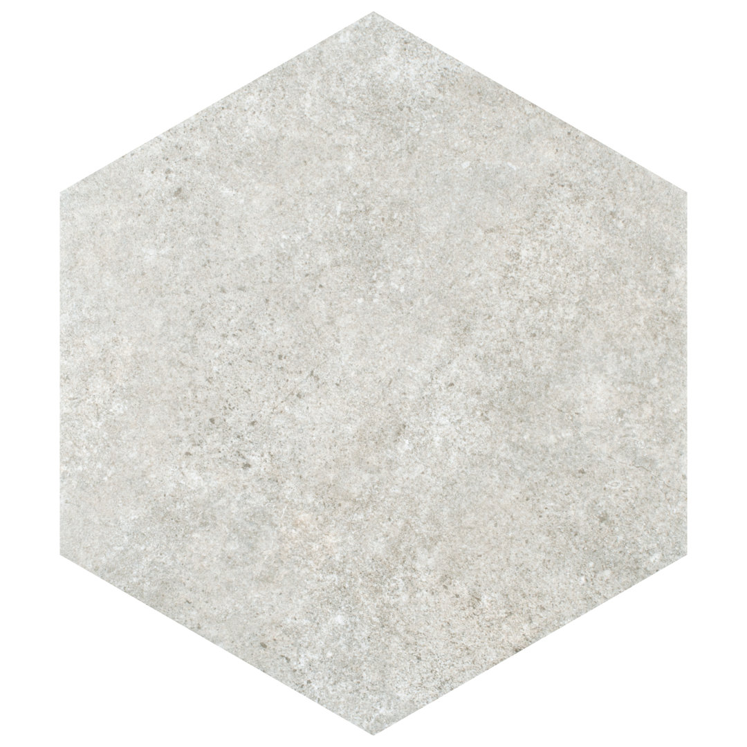 Traffic Hex 9" x 10" Porcelain Concrete Look Wall & Floor Tile Merola Tile
