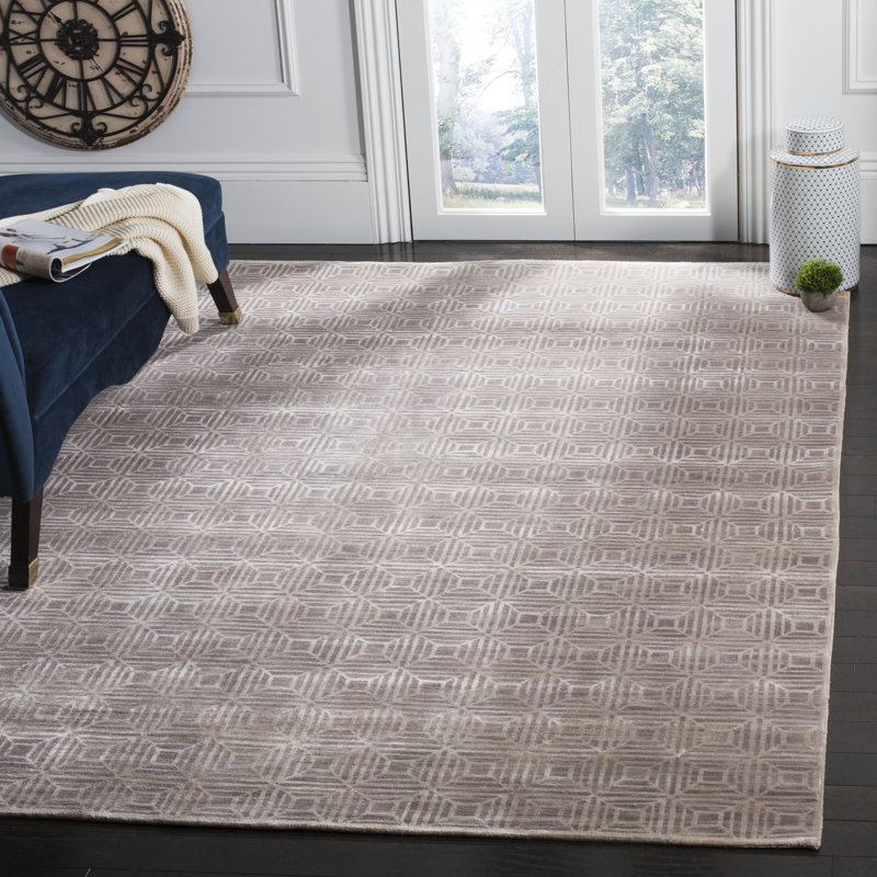 Tapis en laine et viscose Keiondre, Rectangle 9 pi x 12 pi