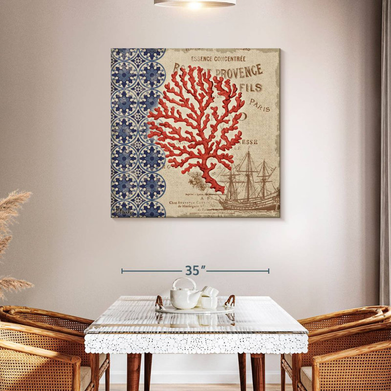 Brampt Burlap Coral I