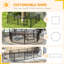 Panel Steel Pet Barrier With Door-94282651