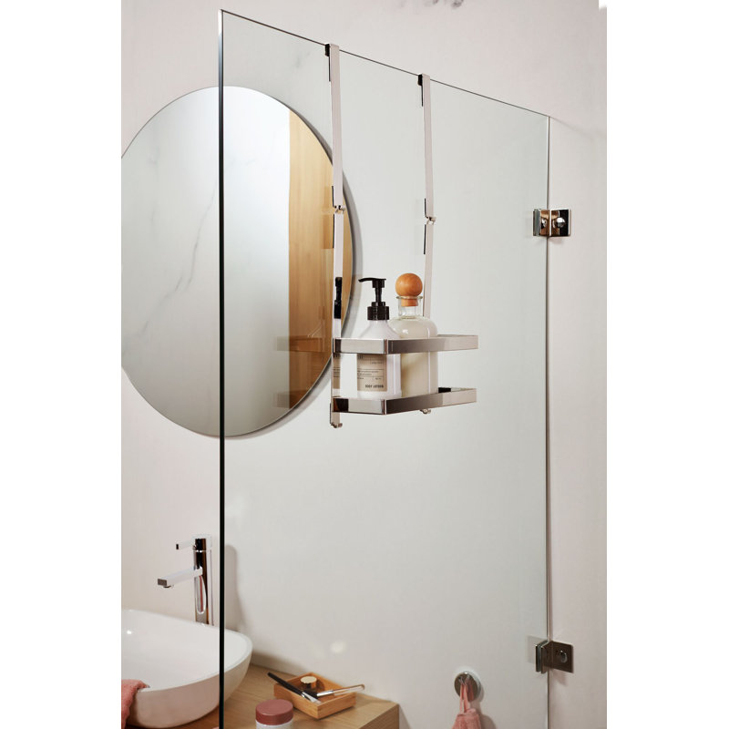Haceka Selection Stainless Steel Shower Caddy, Stainless Steel