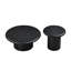 Ensemble de tables basses rondes modernes avec assemblage facile et conception peu encombrante-278504056