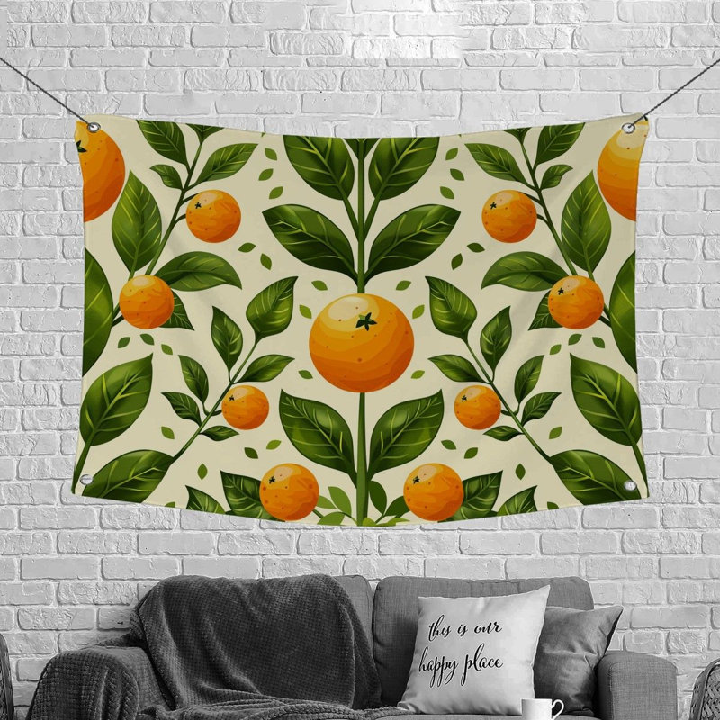 Tapisserie en microfibre, H 50 po x l 60 po