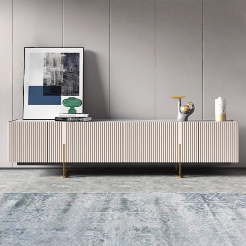 Meuble télé moderne et simple, H 23,62 po x L 86,61 po x l 15,75 po
