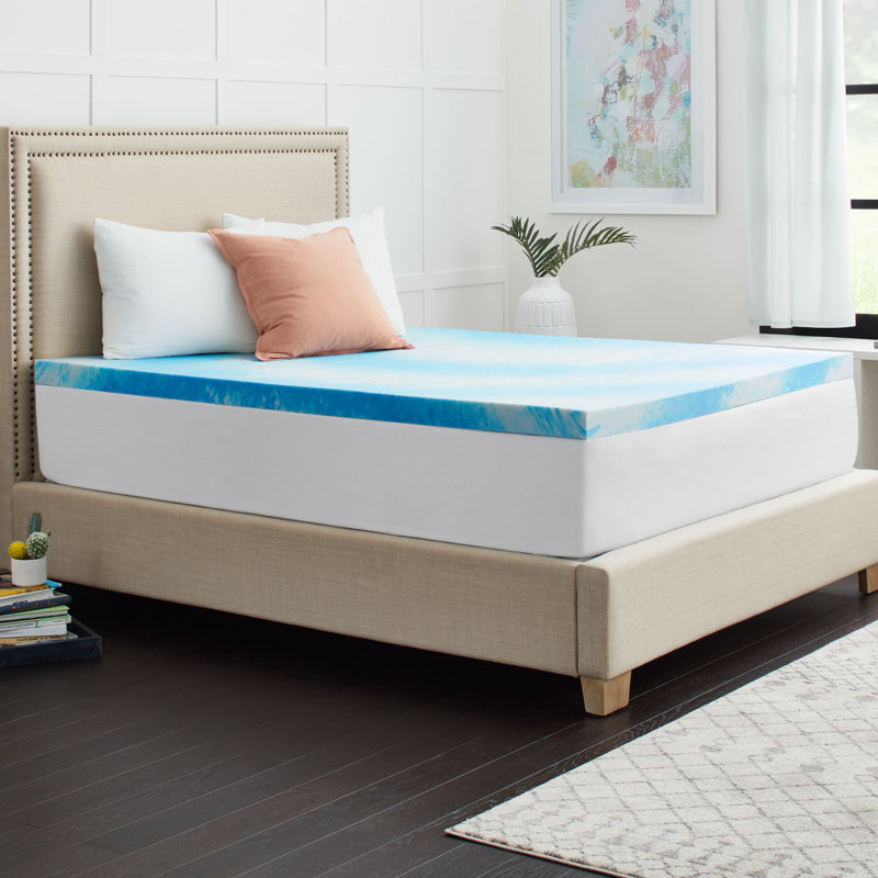 Sealy Chill 3" Memory Foam Mattress Topper, Full