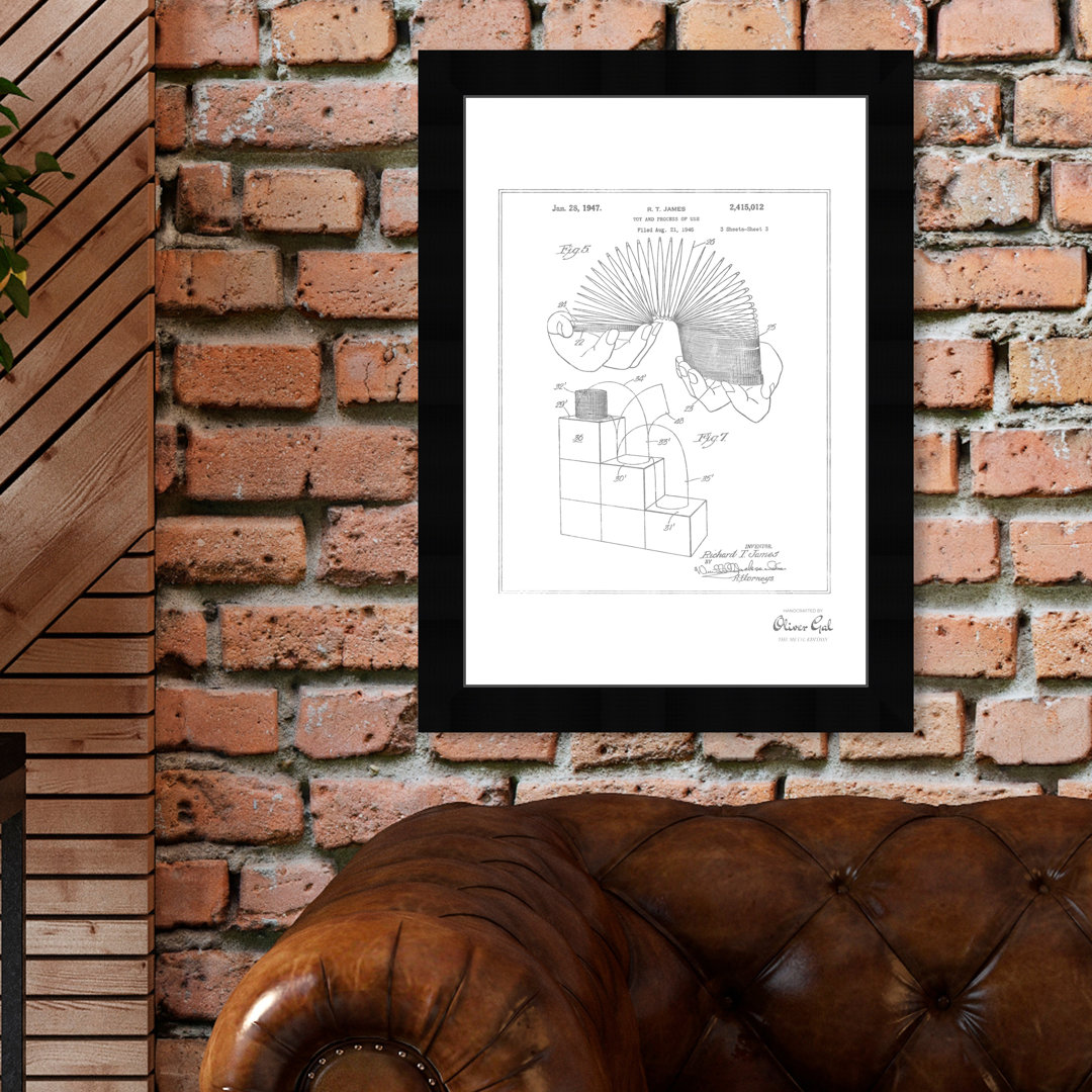 'Slinky 1947' Framed Graphic Art