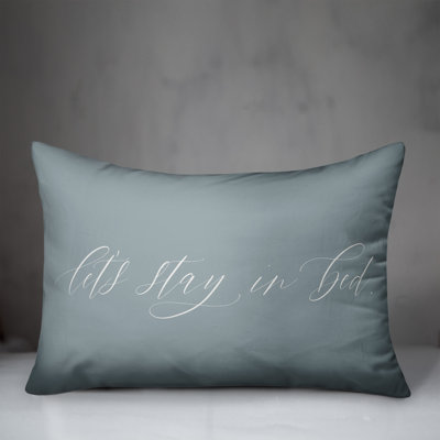 Polyester Lumbar Rectangular Pillow Cover & Insert