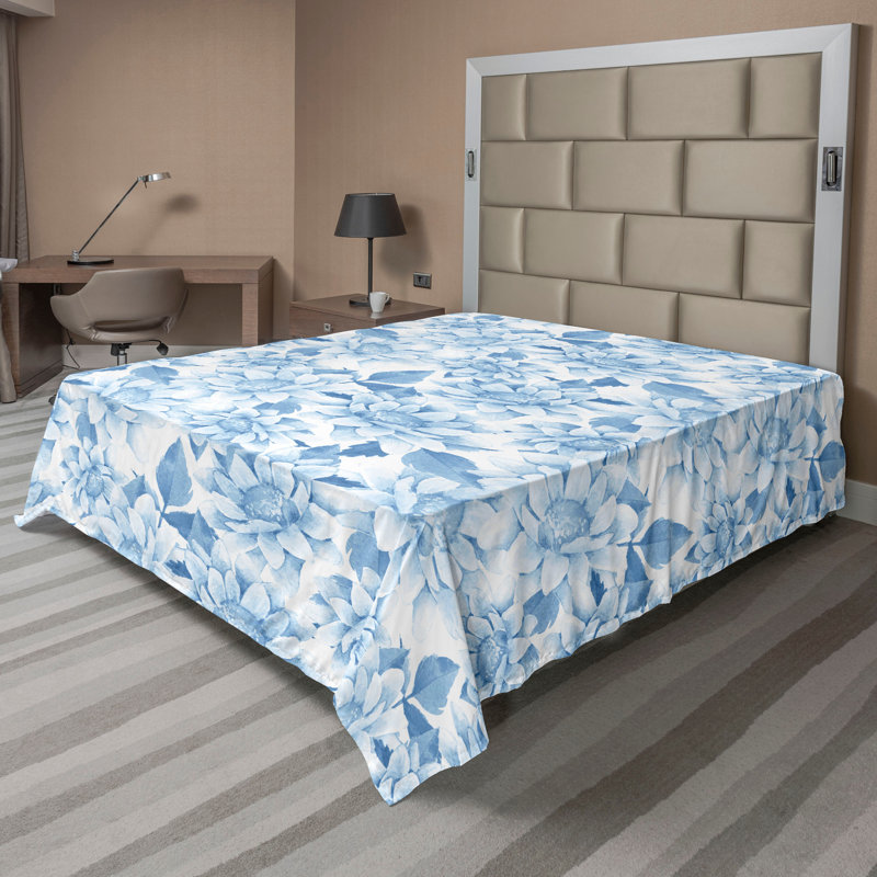 Drap plat Ambesonne Chrysanthemum