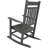 Margherita HDPE Weather-Resistant Adirondack Rocking Chairs with Table Set-89227902