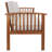 Alderico Solid Wood Acacia Outdoor Bench-563784691-563784690