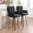 Zareon 27.95” Double-Layered Velvet-Padded Bar Stools-237832251