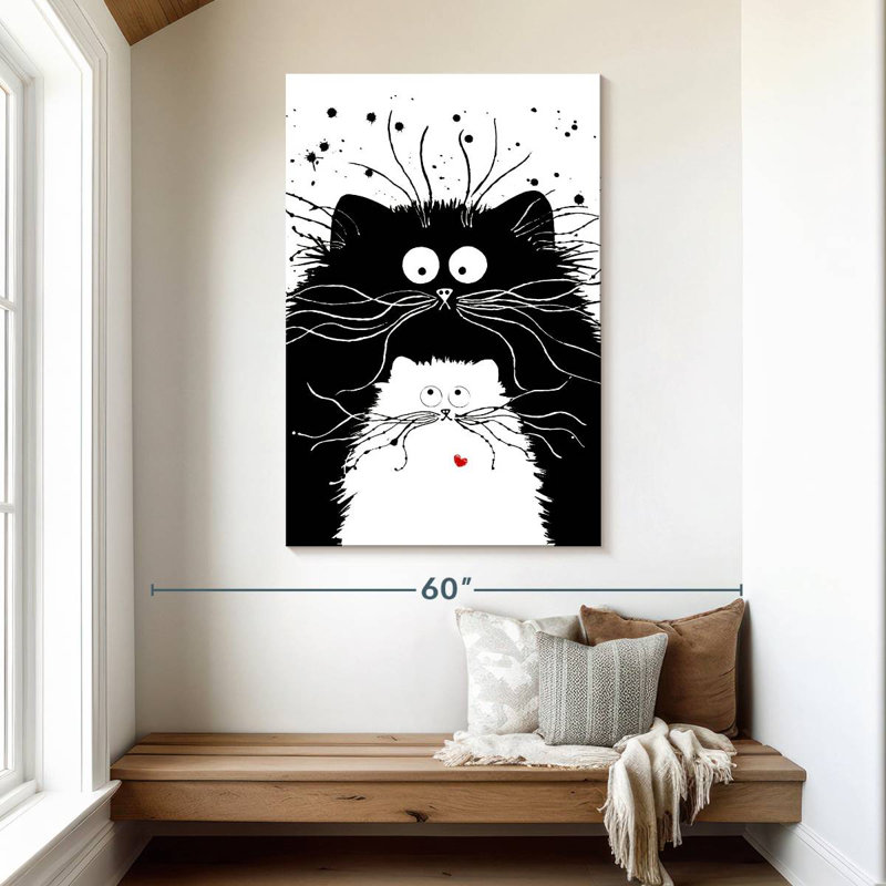 Brampt You're Purrfect, 48" H x 32" W