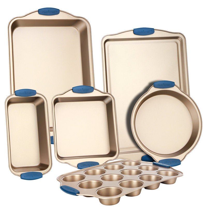 NutriChef 6 Piece Non-Stick Steel Bakeware Set