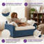Fauteuil surdimensionné en chenille Cloud Comfort-1577343006