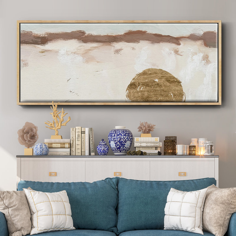 Winter Medallion III- Framed Canvas