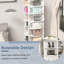 Rotating 7-Tier Shoe Rack Tower, 360° Spinning Organizer, High Bottom Design, Fits 28 Pairs, Space-Saving Storage Solution