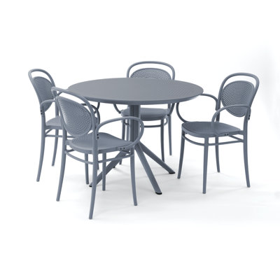 Ensemble de salle à manger pour 5 personnes Farrah Marcel
