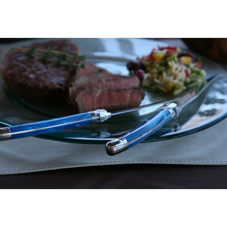 French Home Laguiole 4-Piece Neutral Tones Steak Knives LG016