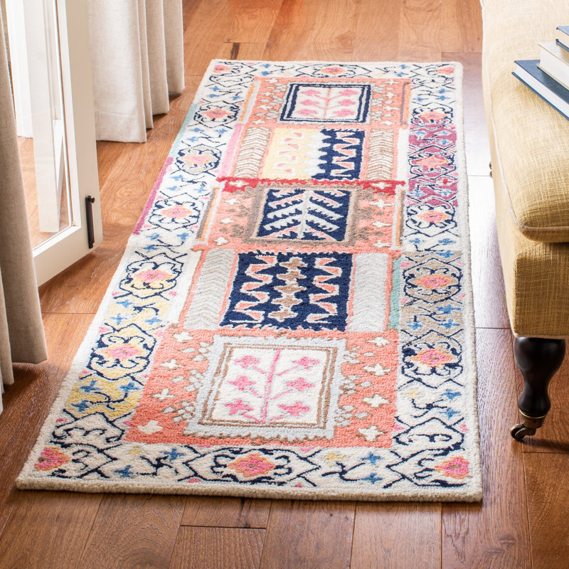 Pimm Hand Tufted Wool Oriental Rug, Runner 2'3" x 7'