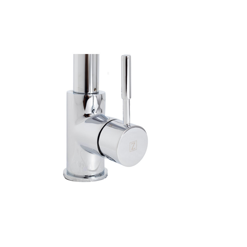 Edison Single Handle Kitchen Faucet with Side Spray and Accessories, Chrome