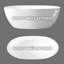 Baignoire autoportante 67 po en acrylique de forme ovale classique, baignoire autoportante réglable avec trop-plein encastré
