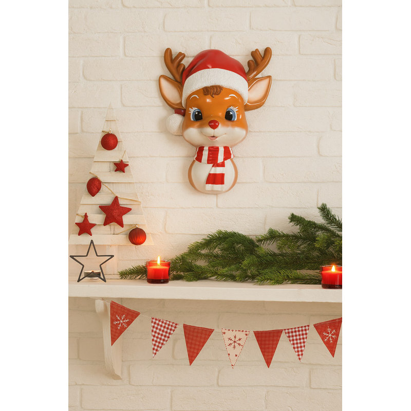 Cute Reindeer Wall Decor