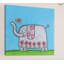 'Elephant With Bu' Print on Wrapped Canvas-17547621