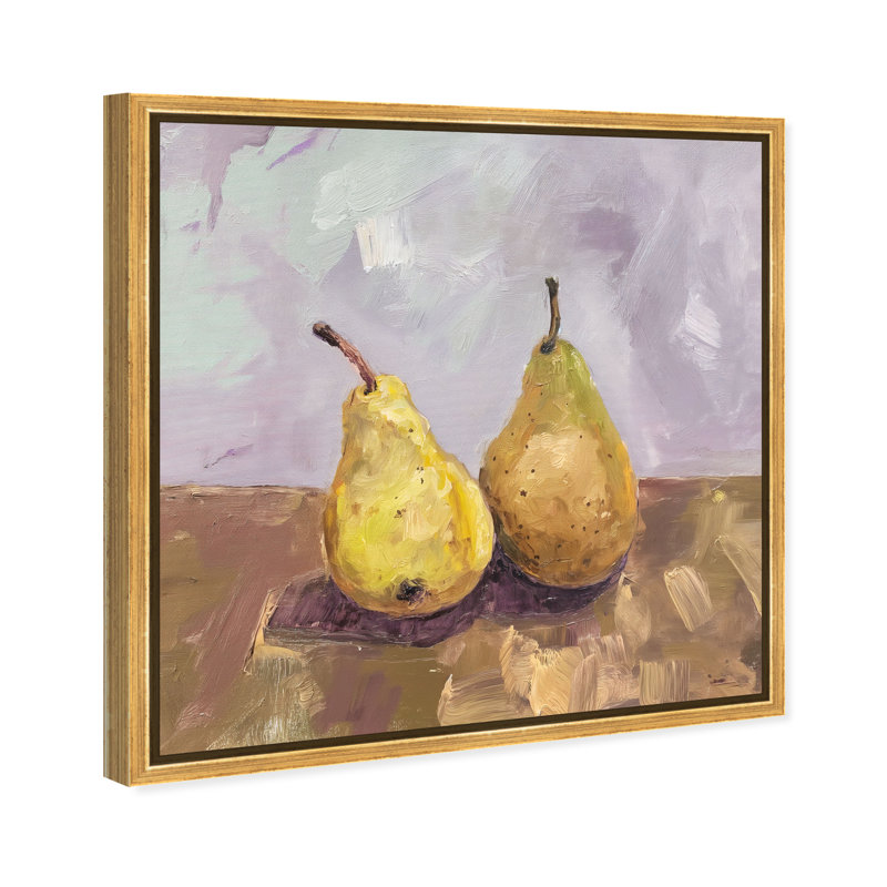 Fruity Impressions Canvas Food & Beverages Print by Oliver Gal, Black Frame, 12 x 12, Gold Frame, 13"H x 13"W