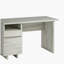 Bureau avec tiroir classeur, finition blanche