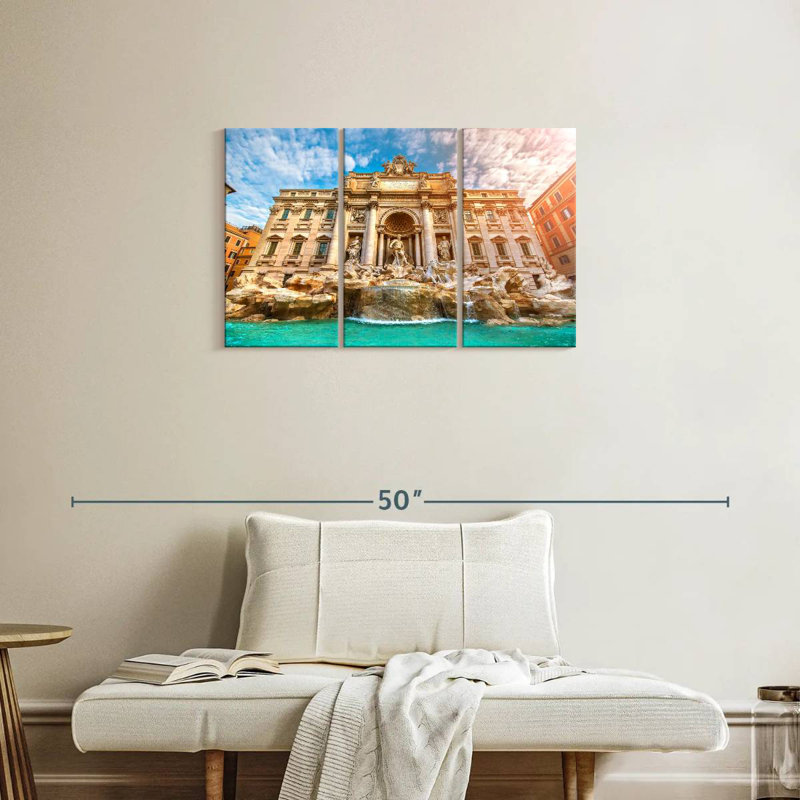 Nicci Rome's Trevi Fountain, 20" H x 33" W