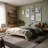 Rug Branch Wasl 4' x 6' (3'9" x 5'6") Grey/Black Geometric Indoor Area Rug, Contemporary, Medium Pile, Stain-Resistant Carpet - Living Room, Bedroom, Dining Room, and Kitchen-501601674