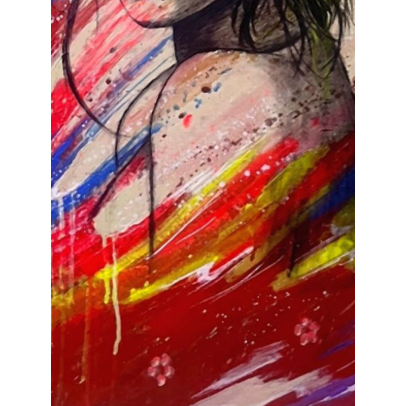 Magnifique art féminin | Acrylique sur toile | Par Paritosh