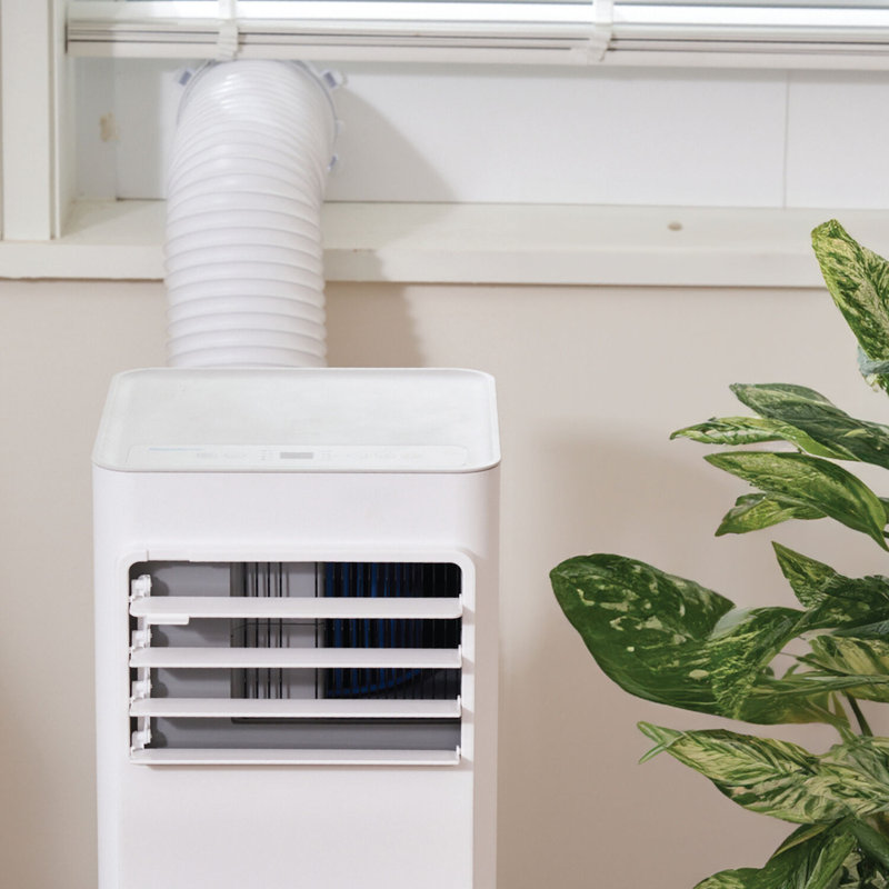 Keystone White Portable Air Conditioner with Remote and Sleep Mode