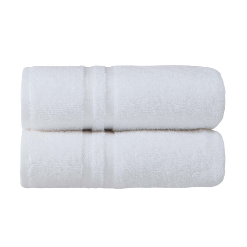 Hollington Turkish Cotton Hand Towel, White