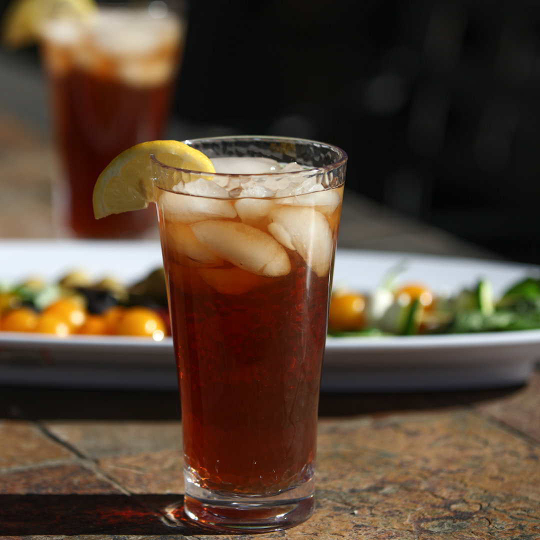 Hammered Iced Beverage 20 oz. Plastic Drinking Glass (Set of 6) Fortessa