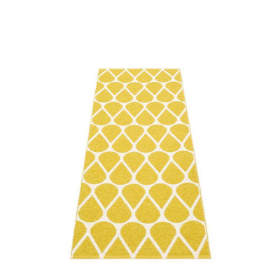 Otis Geometric Area Rug in Mustard/Ivory
