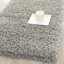 Tapis argenté à poils longs Assiya-33350104