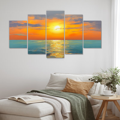 Rubino - Sunset Wall Art 5 Piece