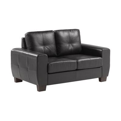 Gasper Faux Leather Loveseat
