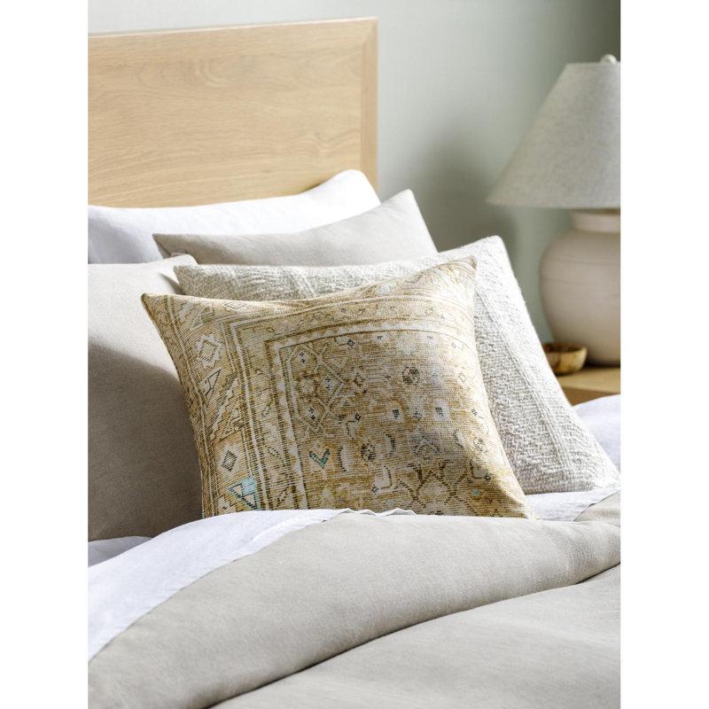 Emily Jean Accent Throw Pillow Cover, 18"H x 18"W, Polyester