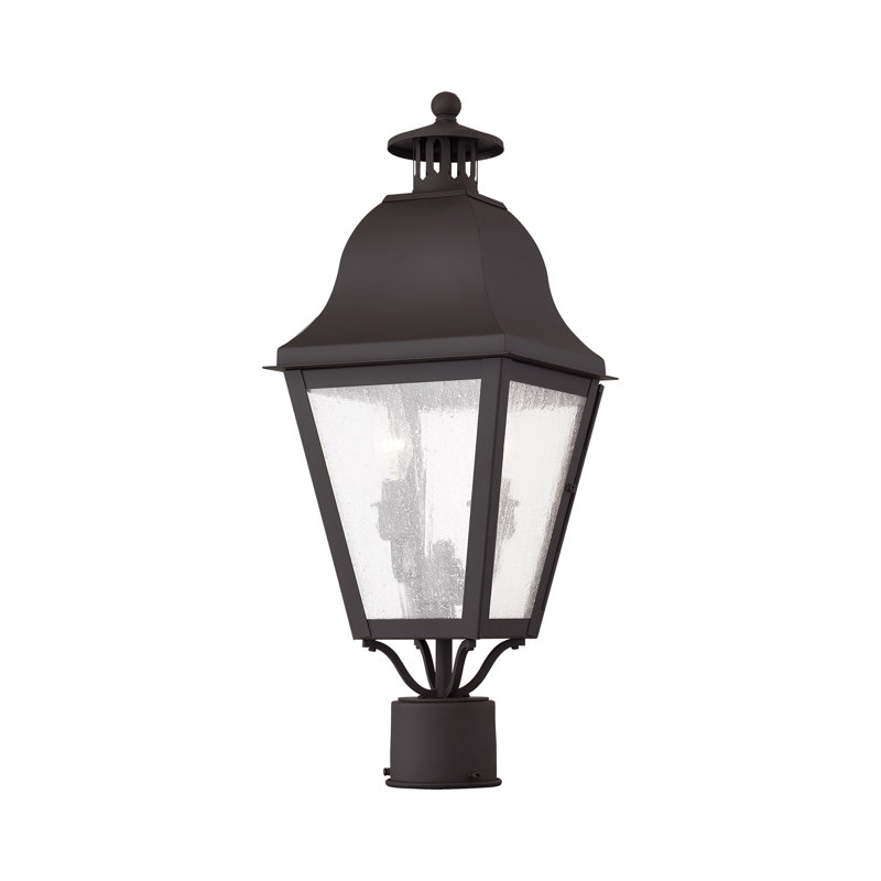 Tête de lanterne à 1 lumière Arnfred, H 21 po x l 8,5 po x P 8,5 po, Bronze