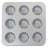 Martha Stewart 9-Cup Non-Stick Madeline Pan Mold