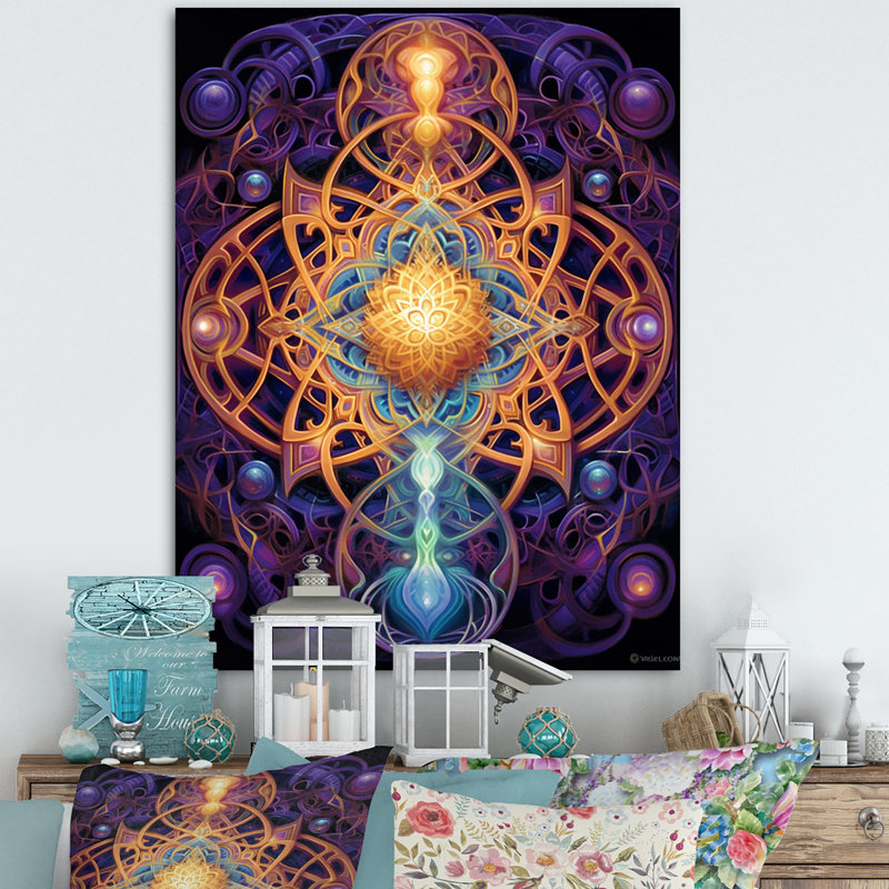 «Mystical Mandalas», reproduction sur toile, H 20 po x l 12 po x P 1 po, Toile tendue