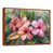 Toile avec cadre flottant brun