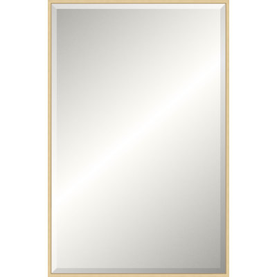Floater 2 Solid Wood Beveled Mirror