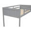 Lit mezzanine simple bas avec échelle, l'échelle peut être placée à gauche ou à droite