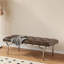 Banc rembourré brun-180253341