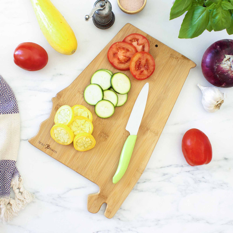 Totally Bamboo State Destination Series Bamboo Alabama Cutting Board