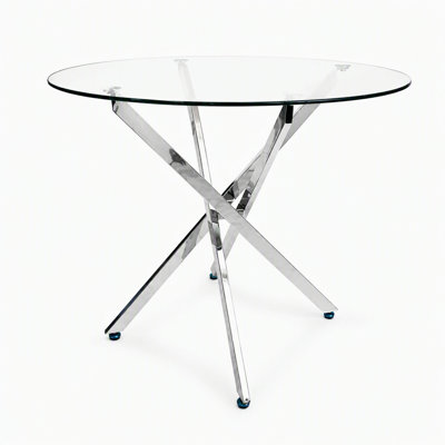 with Glass Base Dining Table