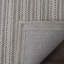 Tapis gris en viscose / laine crocheté à la main Cherif Wilton-24292865